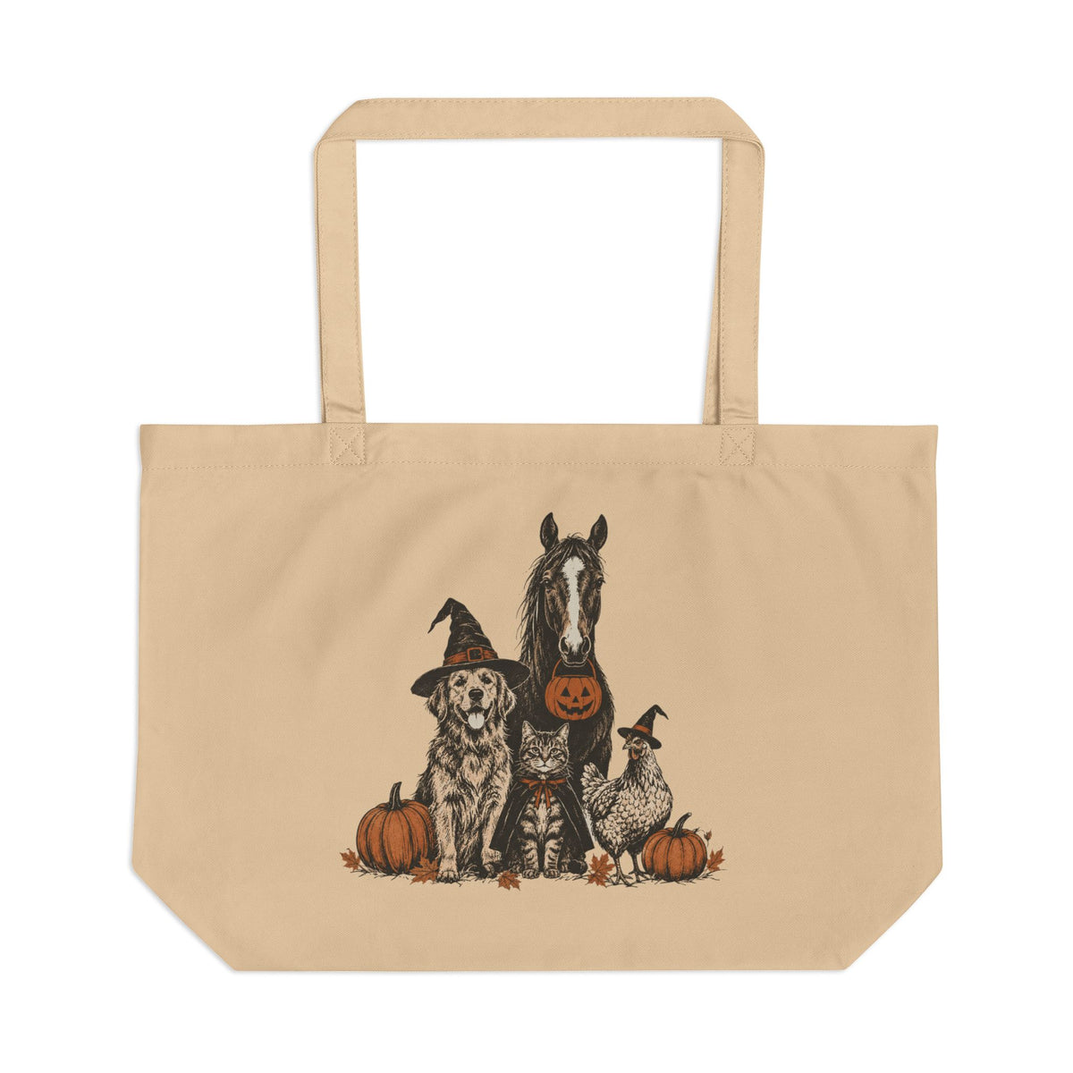 Spooky Farm Animal Eco Tote