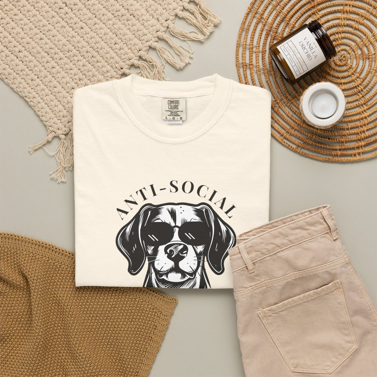 Anti-Social Dog Owner T-Shirt