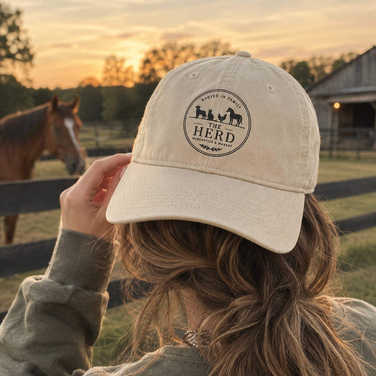 The Herd Coastal Washed Cap