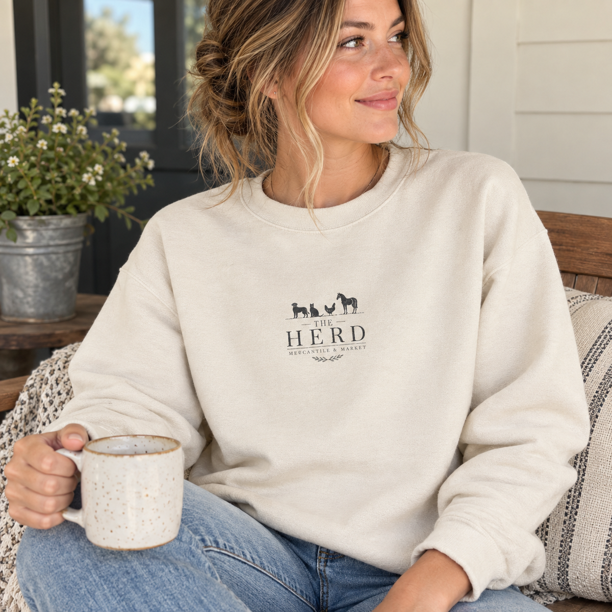 The Herd Logo Crewneck